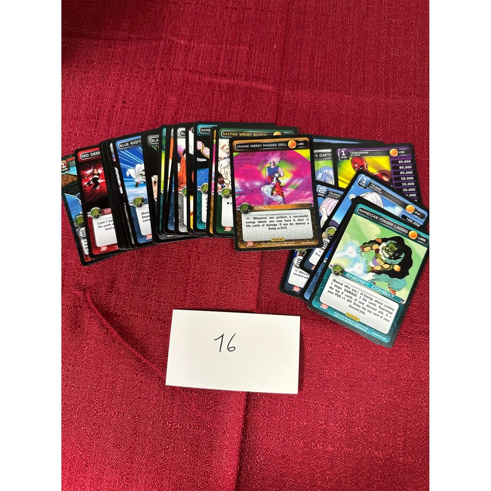 Dragon Ball Z Panini 2014 TCG Card Lot 35ct Captain Ginyu Orange Energy Drill